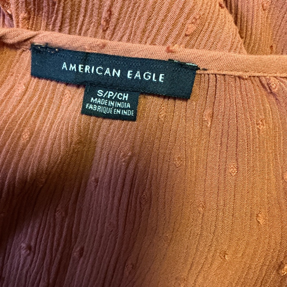 American Eagle boho peasant top - Picture 2 of 12